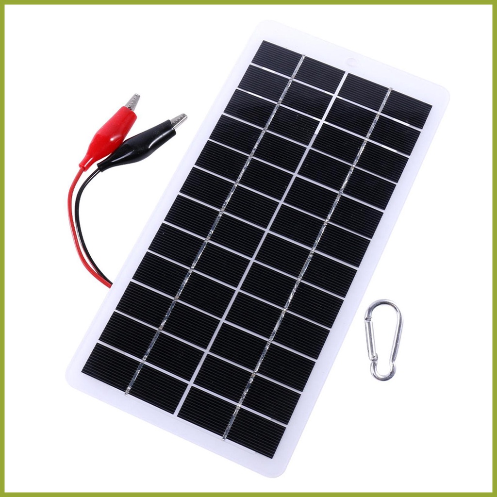 Tấm Pin Năng Lượng Mặt Trời Mini Đa Năng Dùng Cho Pin Và Cắm Trại