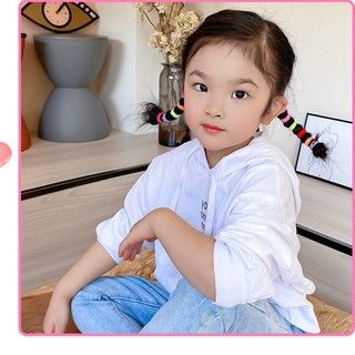 Set 100 Dây Buộc Tóc Dây Thun Cột Tóc Nhiều Màu