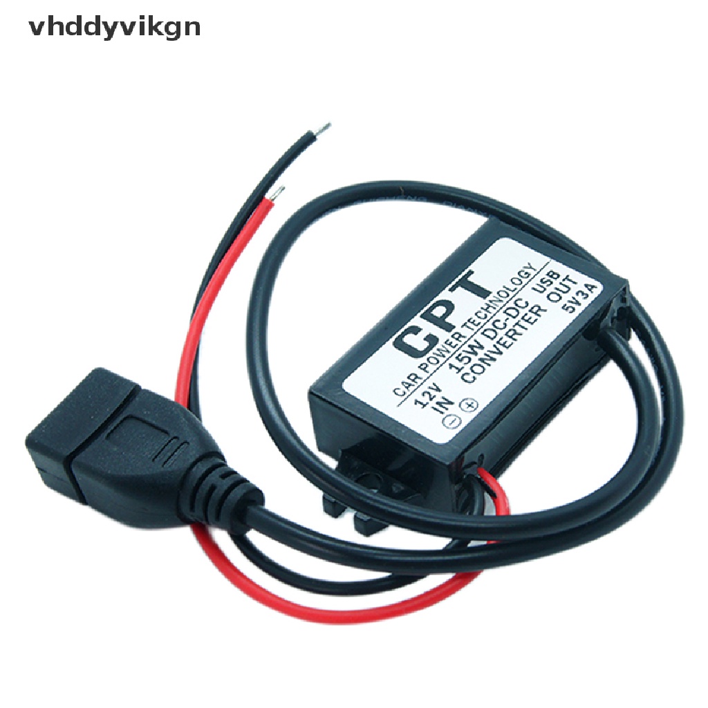 Bộ ChuyểN ĐổI NguồN ĐiệN 3A 15W Từ 12V Sang 5V USB 3A VHDD DC-DC
 Vn VN VN