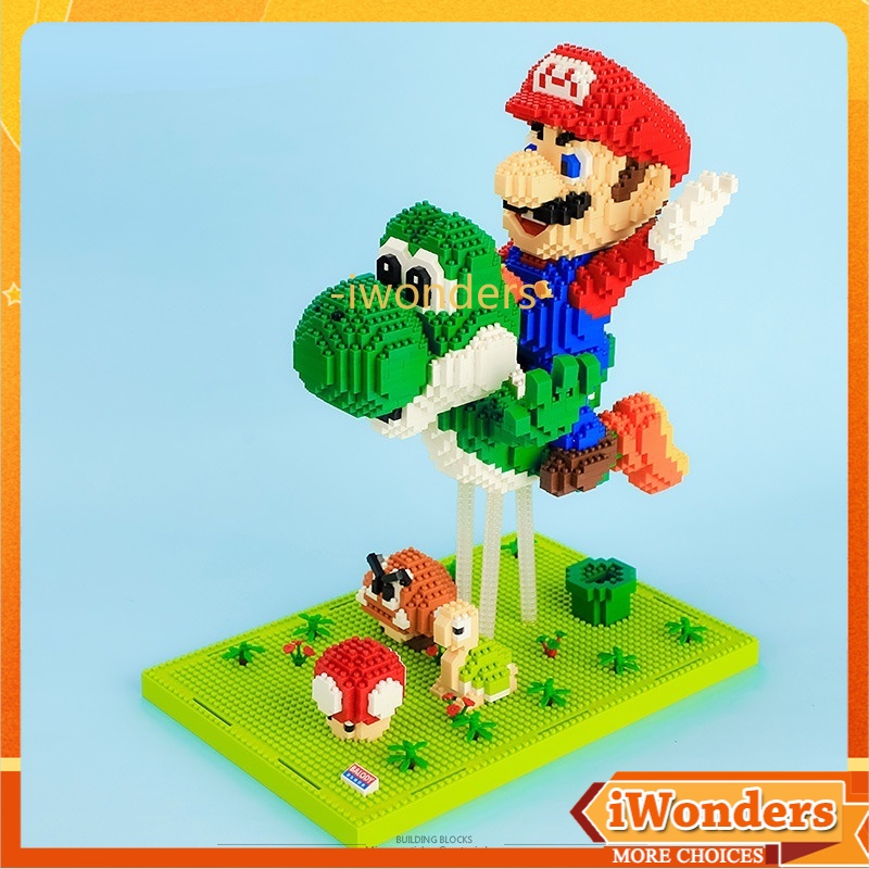 Đồ Chơi Mô Hình Nhân Vật Super Mario Luigi Kids education toys