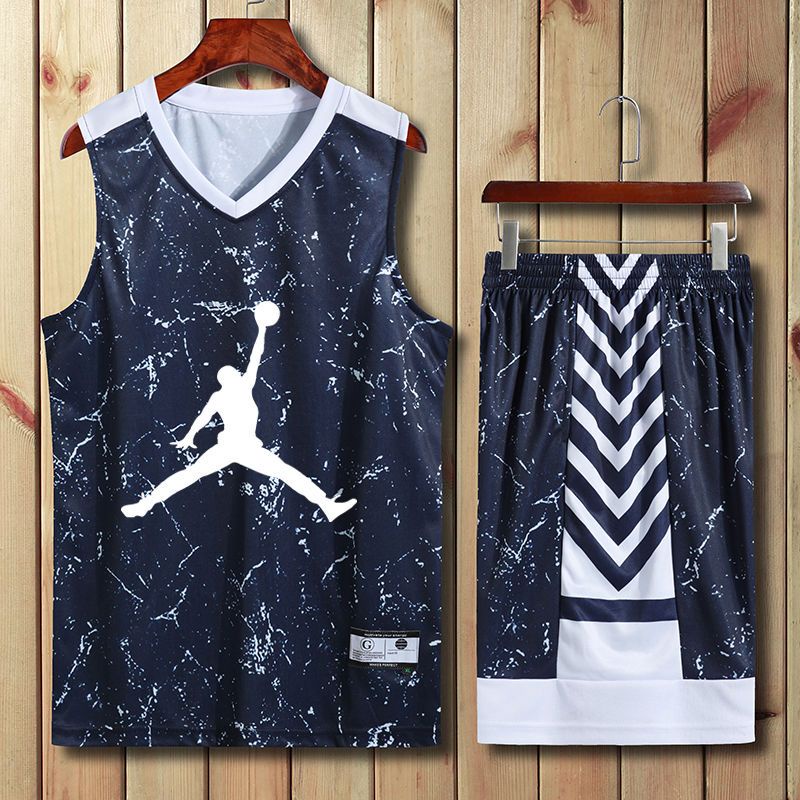 Bộ quần áo nam Bộ Đồ Thể Thao Áo Thun Sát Nách Phối Quần Short Dáng Rộng Thấm Hút Mồ Hôi Thoáng Khí Thời Trang Mùa Hè Cho Nam 155-200