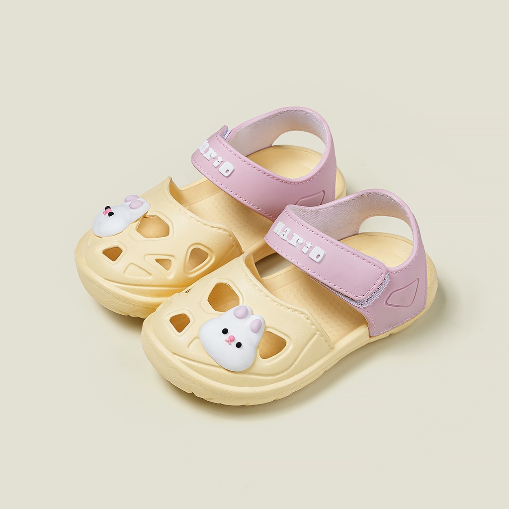 Giày sandal CHEERFUL MARIO đế mềm mại chống trượt họa tiết hoạt hình thời trang mùa hè đáng yêu cho trẻ em