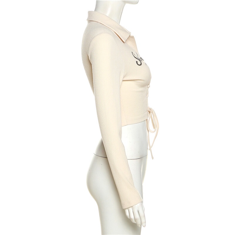 Kliou 2023 new Áo Thun Dệt Kim Co Giãn Ôm Dáng Màu Mơ Tươi Sáng Phong Cách Đường Phố Trẻ Trung Mới 2023 Dễ Phối Đồ Cho Nữ