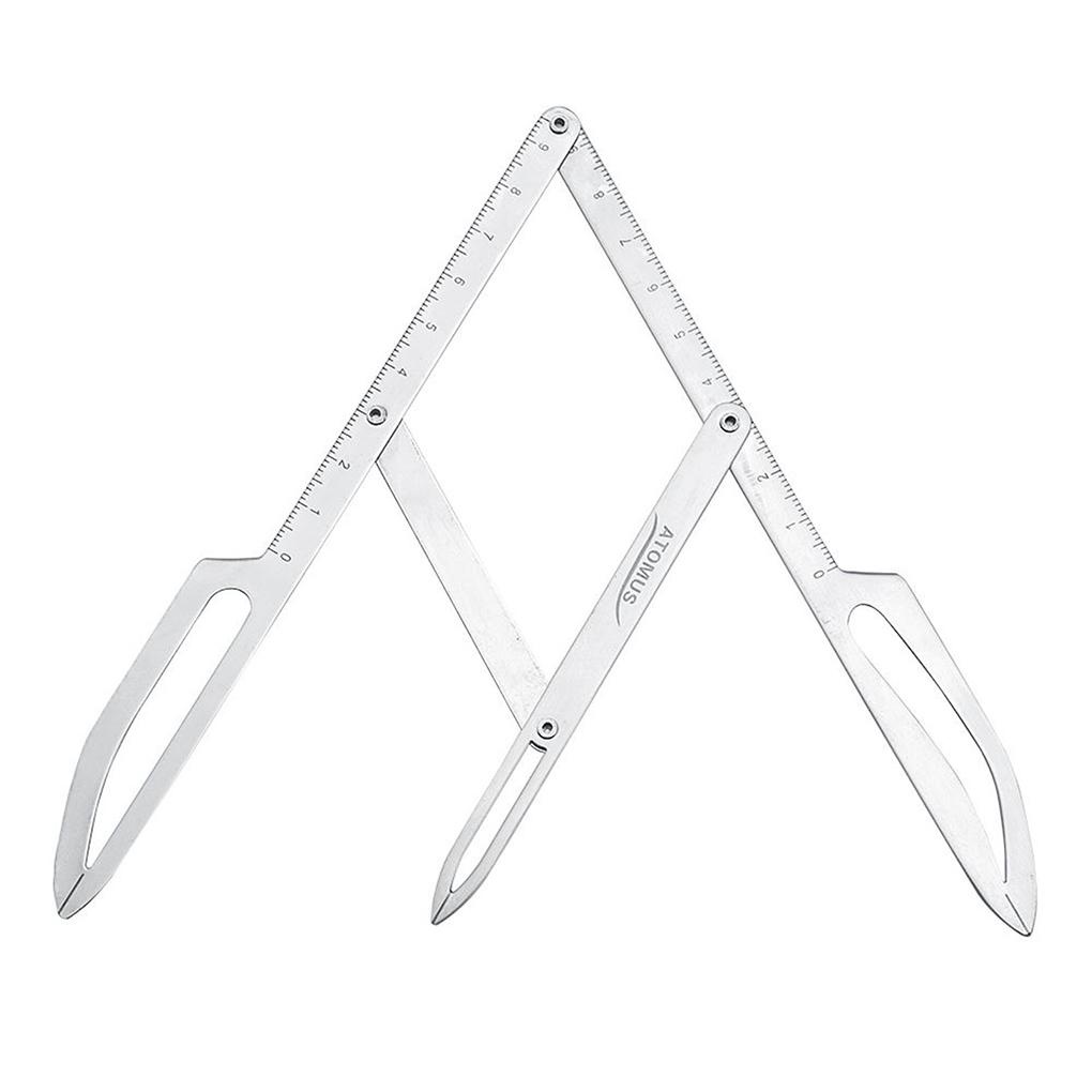 Thước Đo Định Hình Chân Mày Linh Hoạt Bằng Thép Không Gỉ