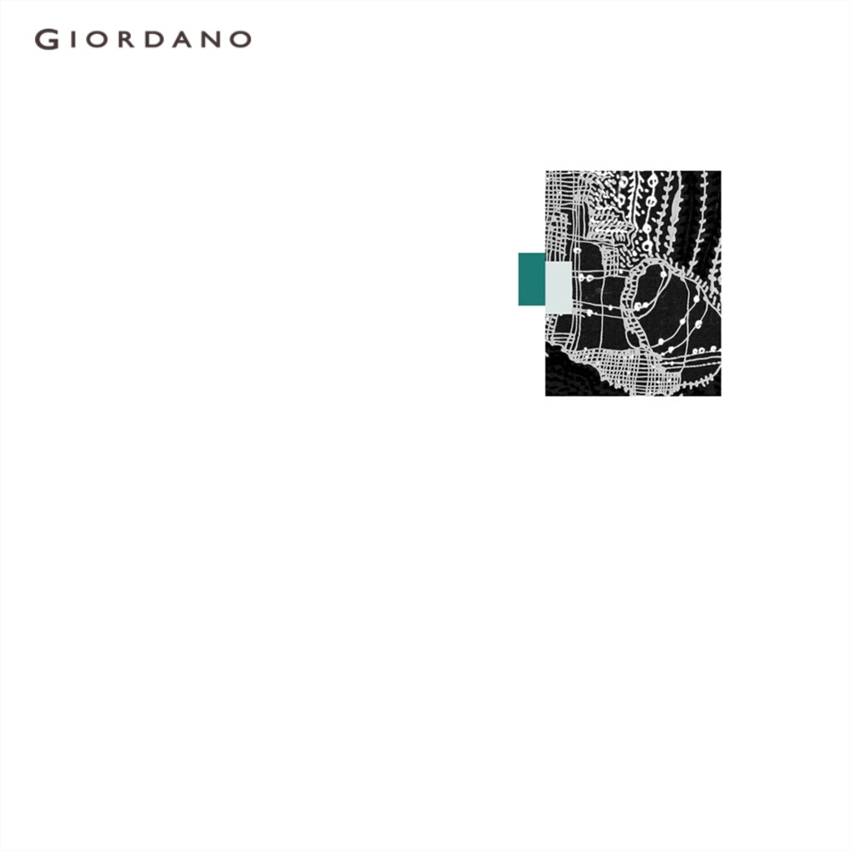 Áo thun GIORDANO 91092296 tay ngắn cổ tròn cotton in hình cho nam