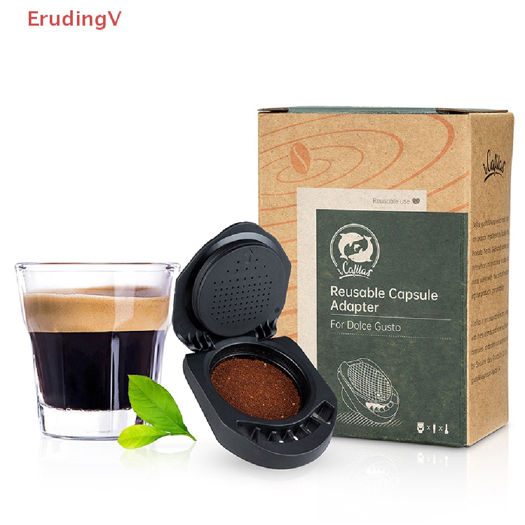 Reusable Capsule Adapter for Dolce Gusto Coffee Convert Compatible with Genio [NEW]