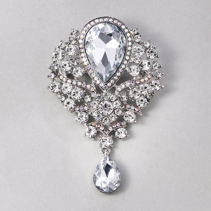 Ghim Cài Áo Pha Lê Phong Cách Âu Mỹ Mới Cao Cấp Cho Nữ