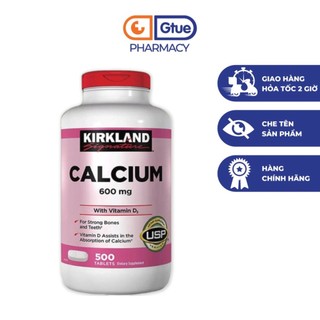 Thực phâm chức năng hỗ trợ bổ sung Calcium + D3 Của Kirkland 500 viên Hoa Bằng Việt Mỹ