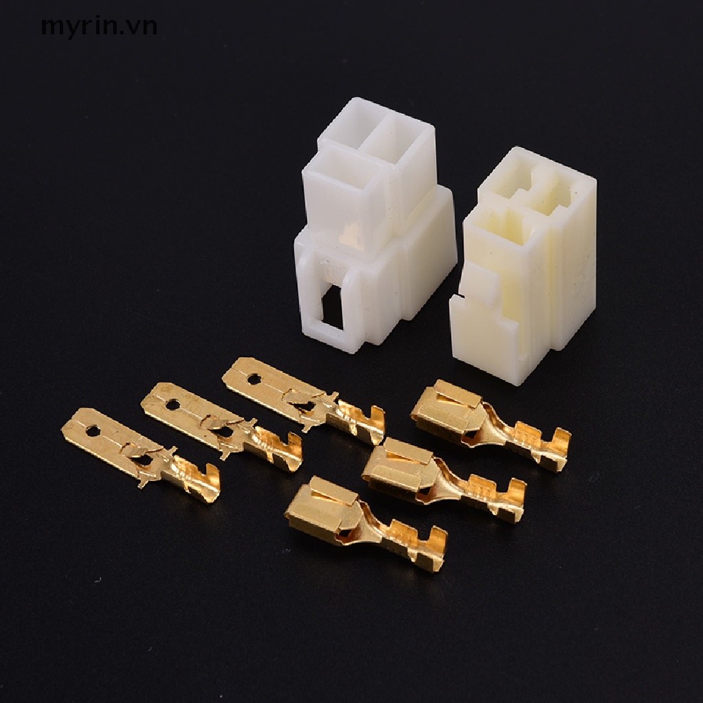 Đầu Nối Dây Điện 3 Chấu 6.3mm Cho Xe Ô Tô