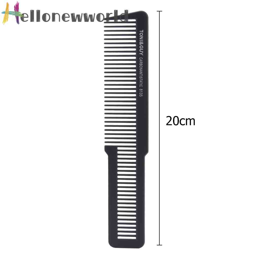 Plastic Barber Combs Black Hair Brushes Professional Thickened Hairdressing Tool