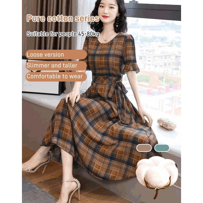 Mới Chân Váy Dài Dáng Ôm Sọc Ca Rô Thời Trang Xinh Xắn Cho Nữ