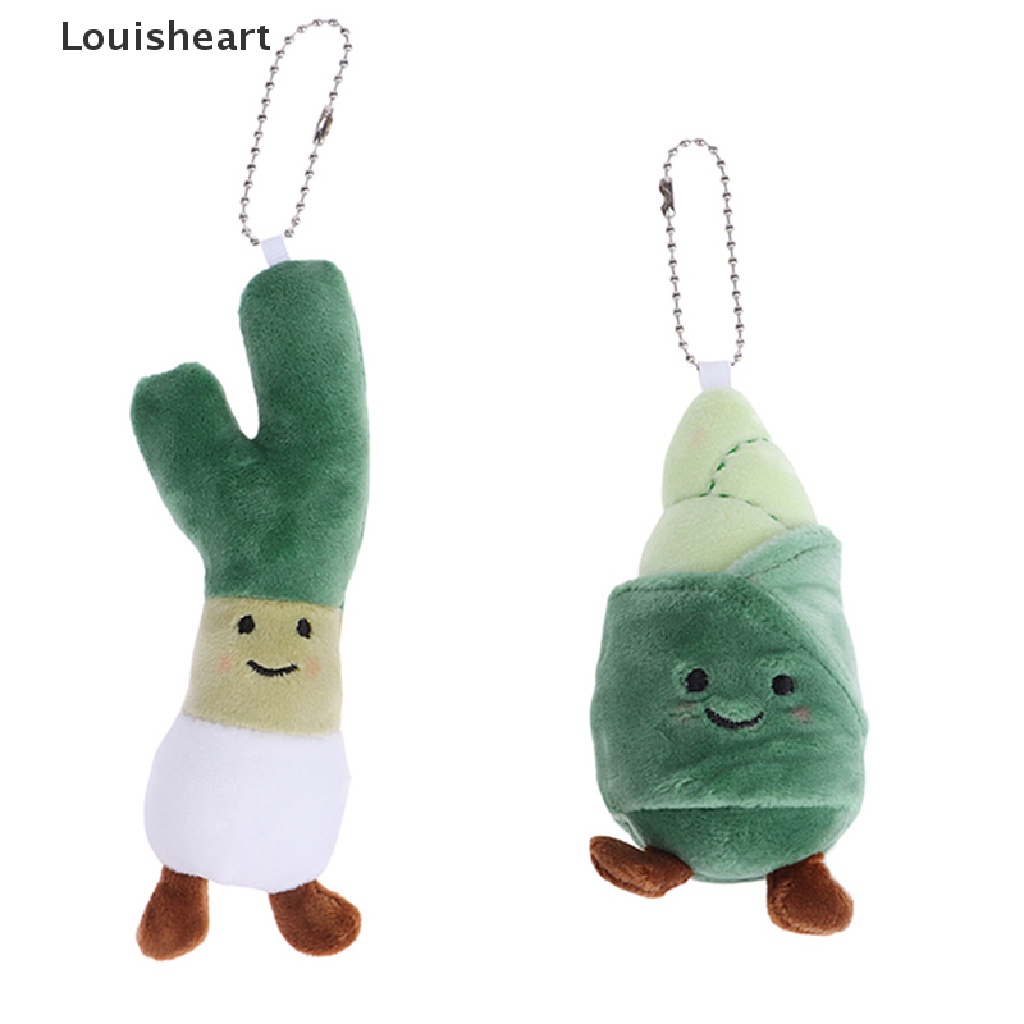 Louisheart Đồ chơi nhồi bông Hình Trái Bắp Broccoli Mềm Mại Trang Trí Ba Lô / Móc Khóa Xe Hơi / Quà Tặng TFG