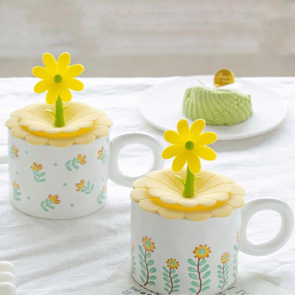 Hộp quà cốc, hoa, thiệp và đèn nháy cao cấp Sunny Gift Meeko