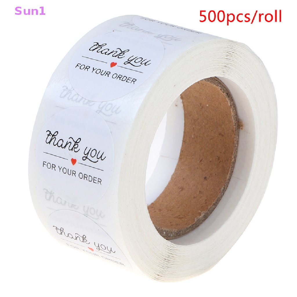 Set 500 Sticker "THANK YOU FOR YOUR ORDER" Dán Sổ Tay