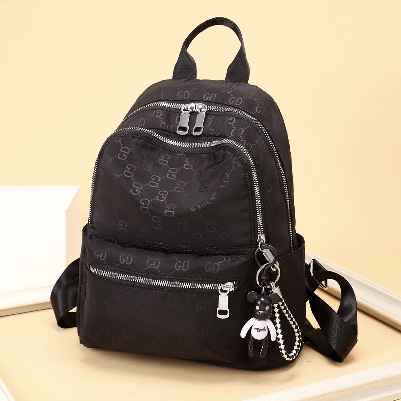 Ielgy Ba Lô Thời Trang Đơn Giản Phong Cách Ngoại Quốc Cho Nữ