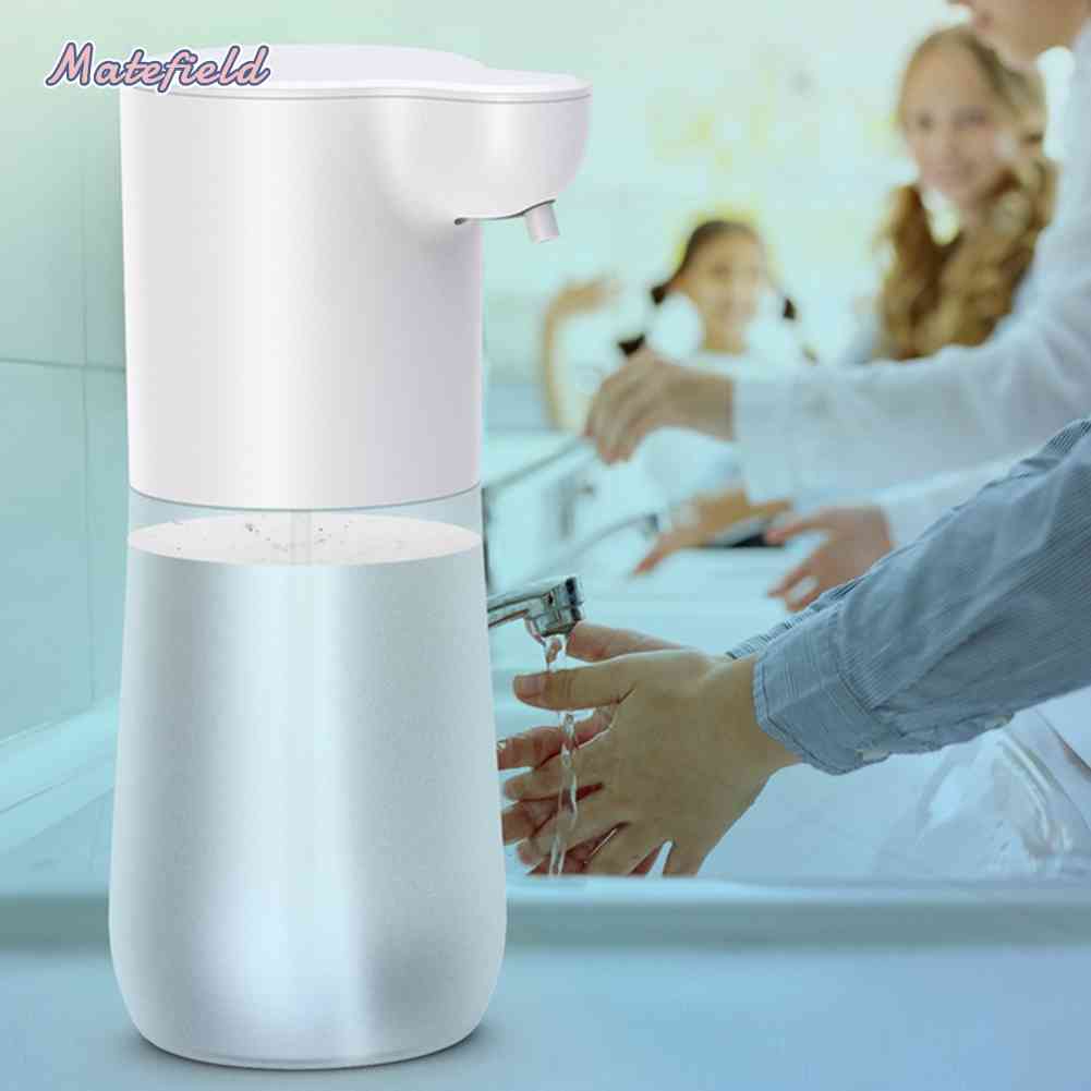 Bình Xịt Bọt Xà Phòng 350 / 600ml Có Thể Sạc Lại Bằng Cổng USB Dành Cho Phòng Tắm Tr