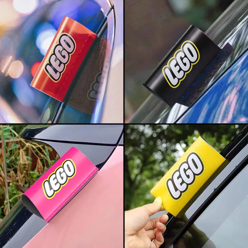 Lego Bumper Stickers Lego Lego Washed Stick Label Car Electric Car Motorcycle Bicycle Lego Car Label FdWz