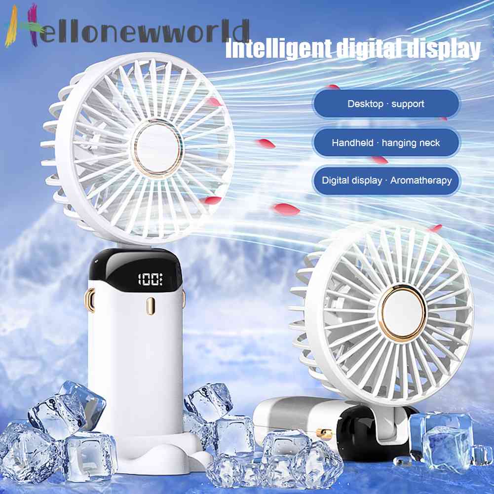 Quạt Làm Mát Mùa Hè Cầm Tay Di Động Có Dây Đeo Cổ Cho Nhà Ở