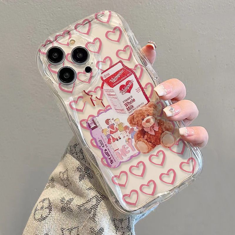 ✅Ốp Điện Thoại Mềm Trong Suốt Chống Sốc In Hình Gấu KZZZ Cho iPhone14 / 13promax 12 / 11 7 / 8p xsxr
