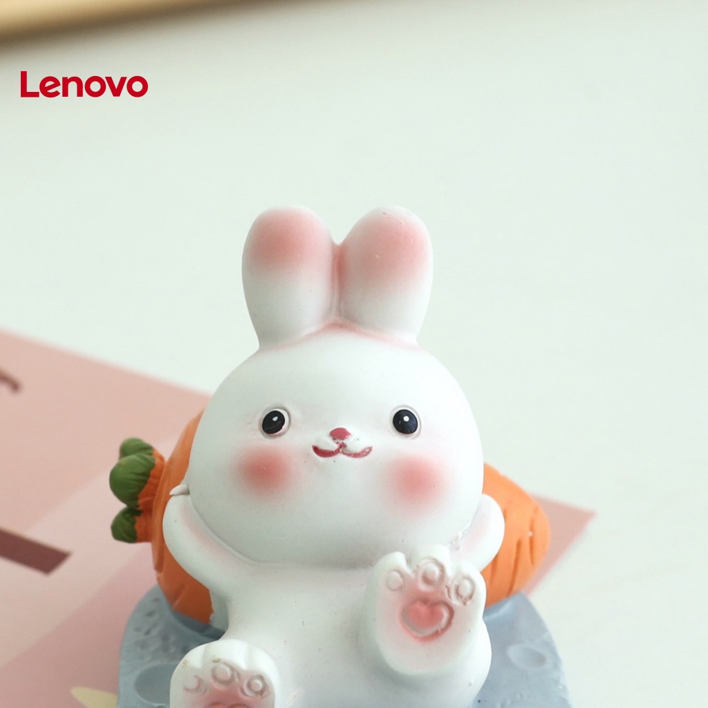 Giá Đỡ Điện Thoại Để Bàn Bằng Resin Hình Thỏ Hoạt Hình Dễ Thương