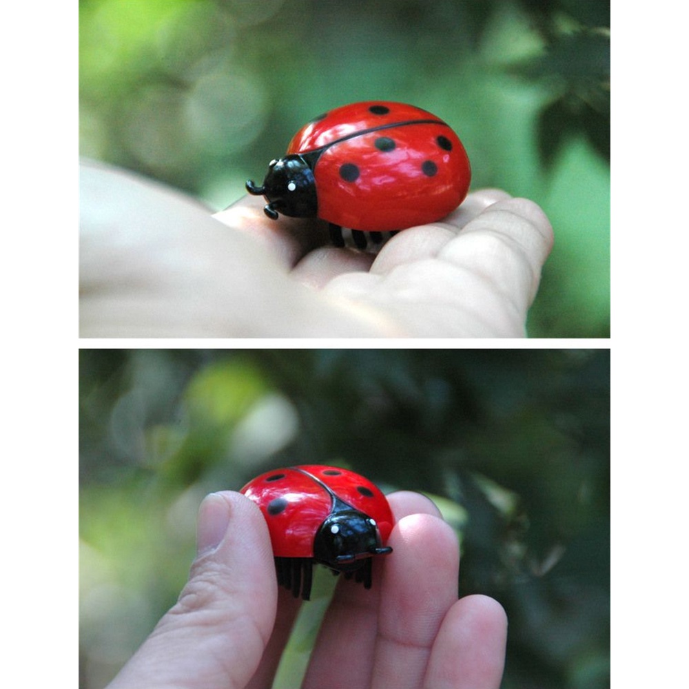 Đồ Chơi Tương Tác Hình Bọ Rùa / Côn Trùng Điện Tử Mini Dễ Thương Cho Mèo Cưng