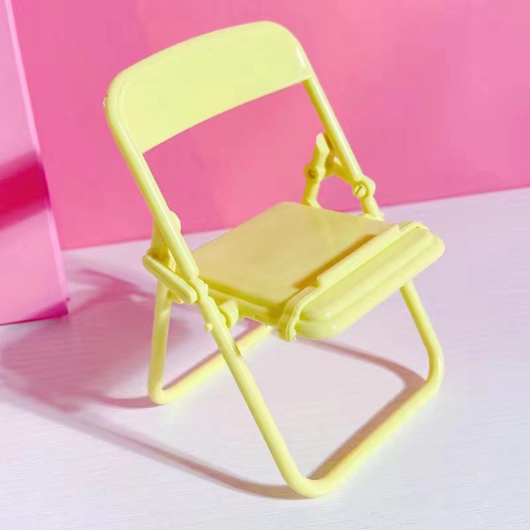 Giá Đỡ Điện Thoại Hình Ghế Xếp Màu Pastel Xinh Xắn - Kệ Điện Thoại