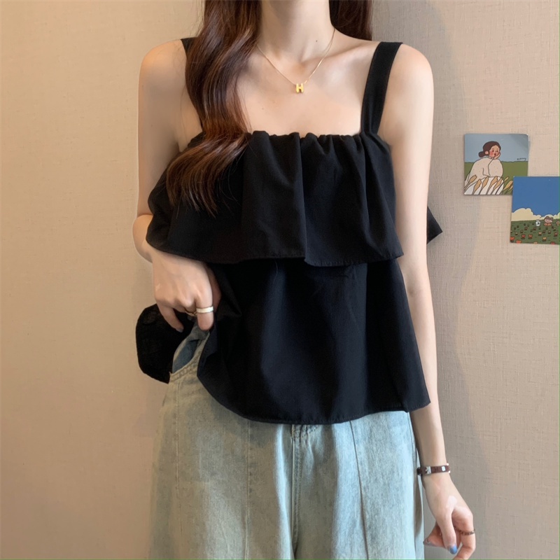 Áo Tank Top Thiết Kế Mới Ngọt Ngào Thời Trang Mùa Hè Dành Cho Nữ