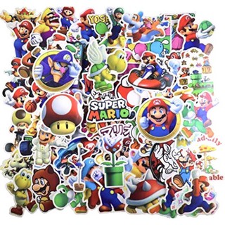Combo 30-60 ảnh sticker Super Mario/ hình dán Super Mario