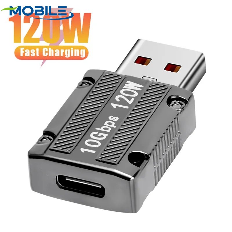 Bộ Chuyển Đổi Sạc Nhanh 120W 10Gbps USB3.0 Type C Sang USB