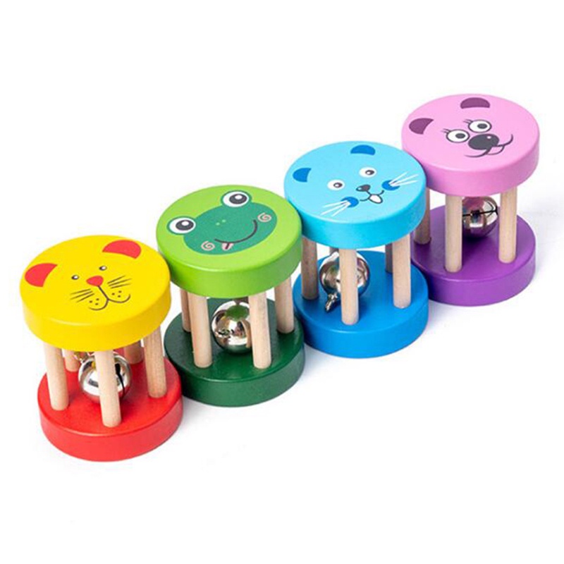 Đồ Chơi Lục Lạc Cầm Tay Theo Phương Pháp Montessori Cho Bé 1-0 - 12 Tháng Tuổi