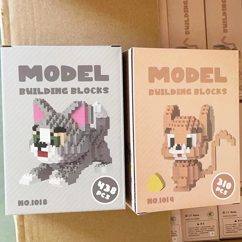 Khối Lắp Ráp Hình KUROMI LEGO Mèo Và Chuột Hoạt Hình Dễ Thương