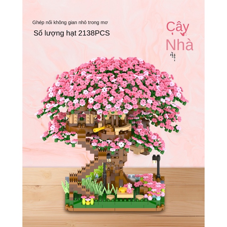 Loki Bộ Đồ Chơi Lắp Ráp Ngôi Nhà Cây Anh Đào 801