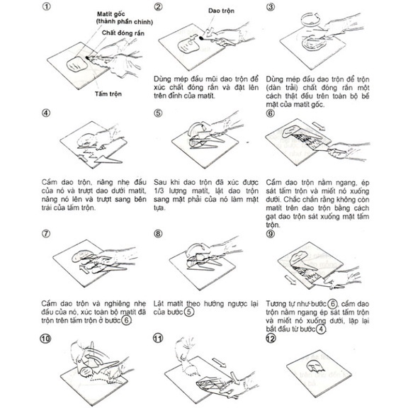 Bột trét bả matit - bột bả sơn ô tô 10g nhanh khô hiệu quả