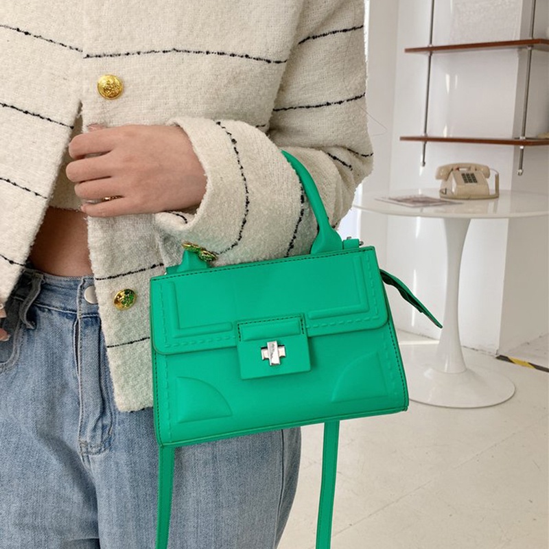 Túi Đeo Vai Hình Vuông Cỡ Nhỏ Màu Sắc Ngọt Ngào Thời Trang Cho Nữ