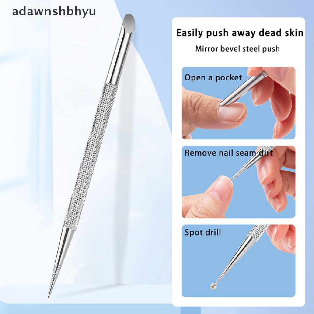 1 Cây Đẩy Biểu Bì Hai Đầu Bằng Thép Không Gỉ Chuyên Dụng Cho Làm Móng