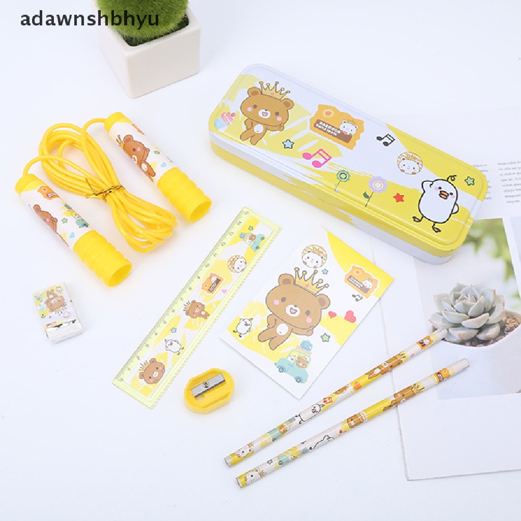 Set 8 Dụng Cụ Học Tập Dễ Thương Cho Bé