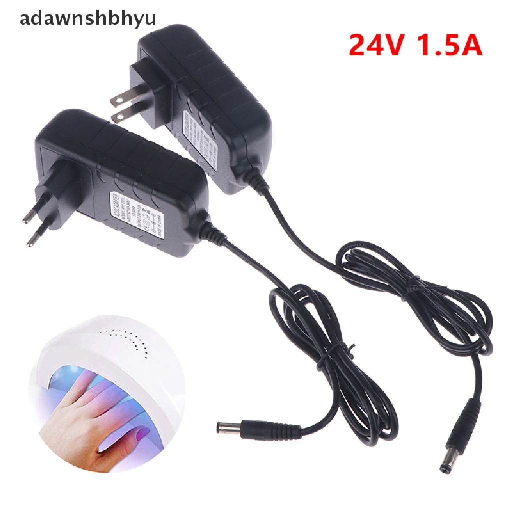 Bộ Sạc Nguồn adawnshbhyu 24V 1.5A Phích Cắm EU AC 100-240V Chất Lượng Cao