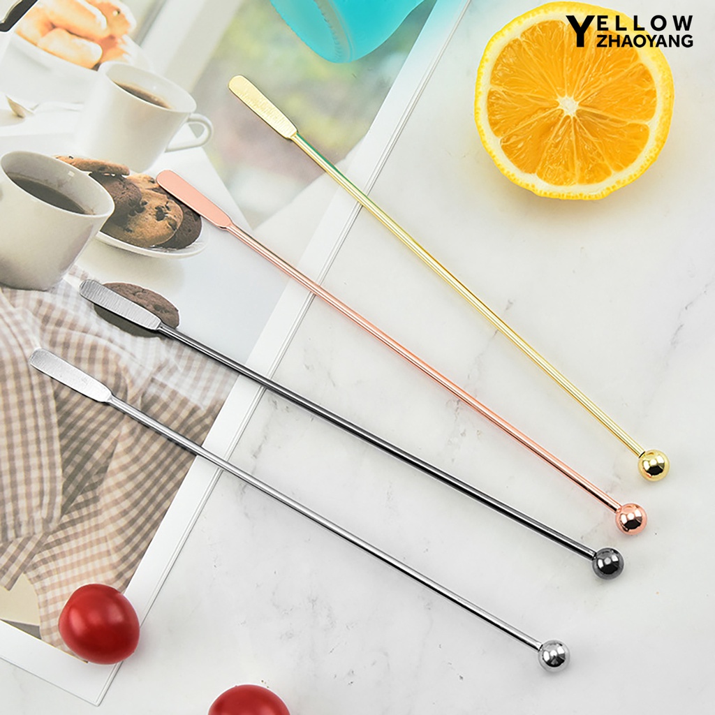 Muỗng Khuấy Đồ Uống Bằng Thép Không Gỉ Chống Trượt