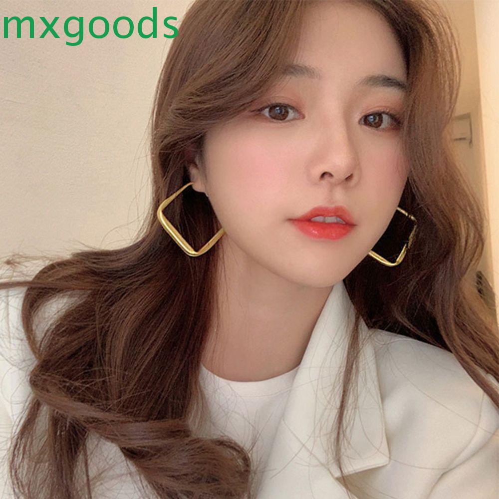 Khuyên Tai Hình Tròn Lớn Phong Cách Punk Thời Trang Hàn Quốc Cho Nữ