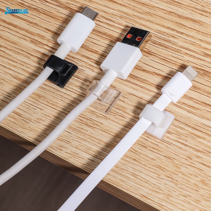 Dụng Cụ Cố Định Dây Cáp Dữ Liệu Tự Dính Hình Vuông Nhỏ Sáng Tạo Chất Lượng Cao