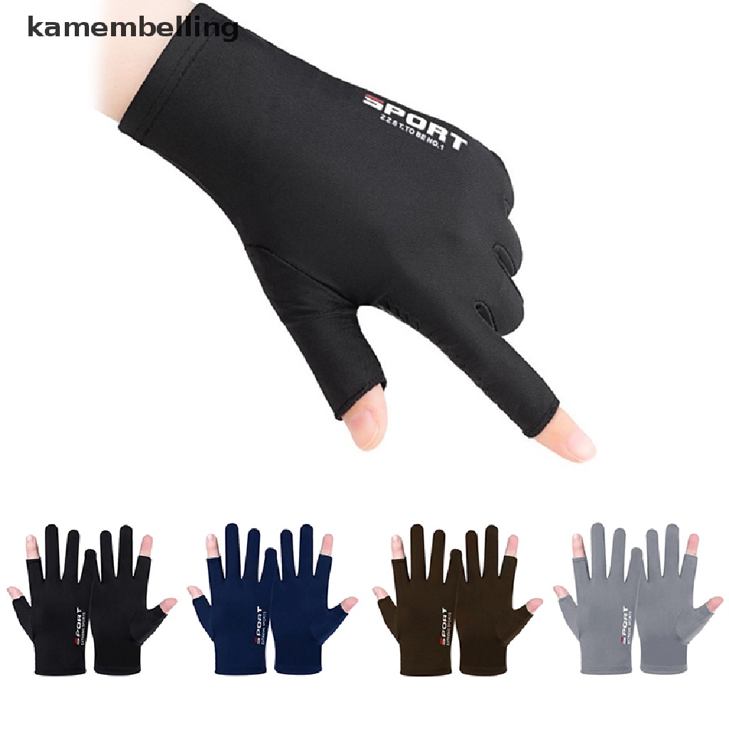 Găng Tay kamembelling Mùa Hè Bằng Lụa Lạnh Thoáng Khí Đa Ứng Dụng Cho Nam