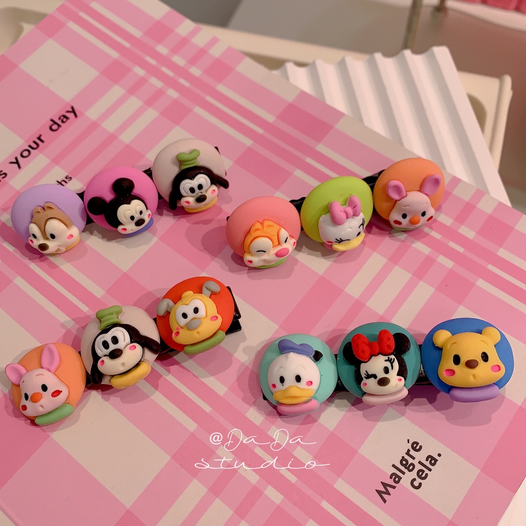 Kẹp Tóc Hình Nhân Vật Hoạt Hình Disney Đáng Yêu