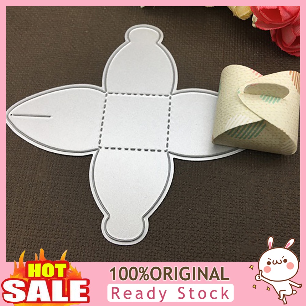 Khuôn Cắt Giấy Làm Từ Kim Loại Hình Hộp Đựng Đồ Trang Trí Scrapbook