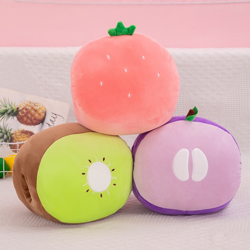 Gối Giữ Ấm Hình Trái Cây Hoạt Hình Sáng Tạo