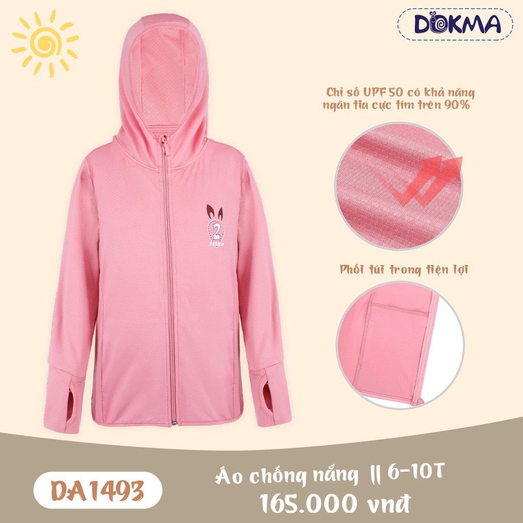 Áo khoác chống nắng thời trang Dokma chống tia UV siêu mềm co giãn thoải mái cho bé - DA1493