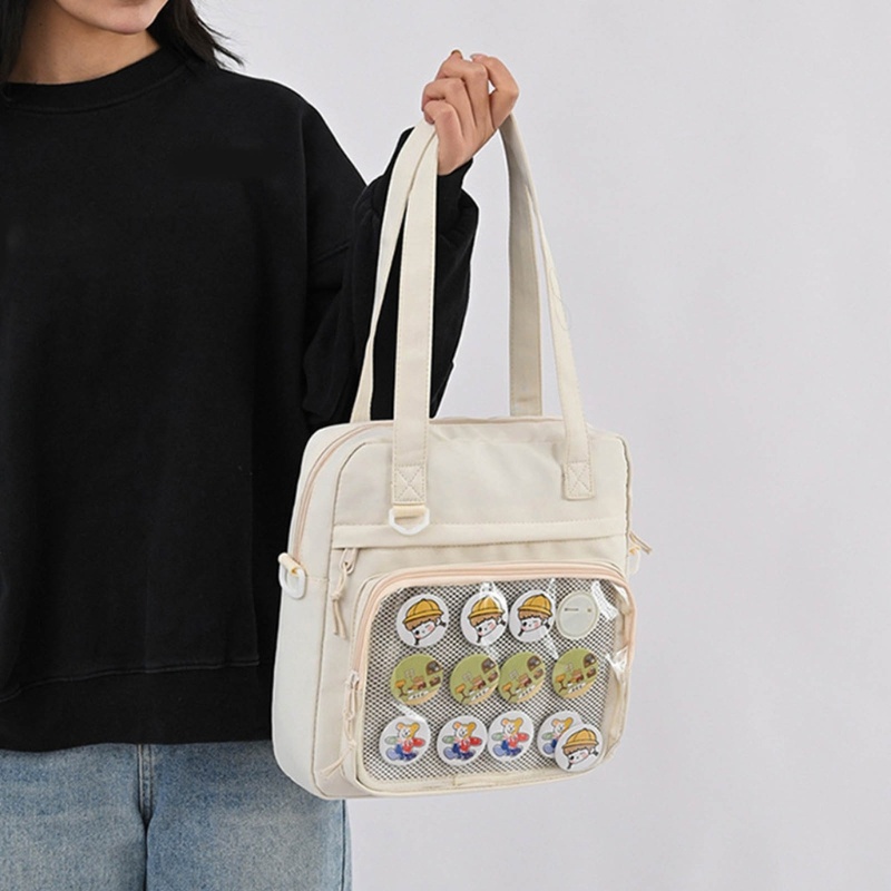 Túi Đeo Vai / Xách Tay Bằng PVC Trong Suốt Phong Cách Harajuku Dễ Thương Cho Nữ