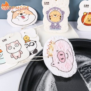 Miếng bọt biển nén hình hoạt hình vệ sinh nhà bếp / nhà tắm