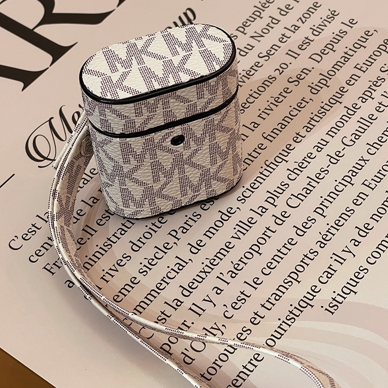 Luxury Brand Airpods Pro Airpods Pro3 1 Airpods2 Bluetooth Headset Protective Sleeve Case for Apple Airpods Pro 2 MK Leather Sheath Tws Headset Protective Cover