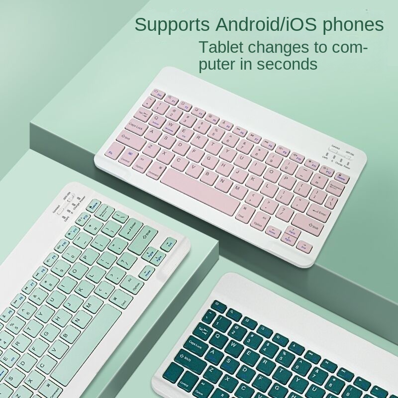Bàn Phím Bluetooth Không Dây Mini Không Gây Tiếng Ồn Cho Apple ipad / Điện Thoại / Máy Tính Bảng