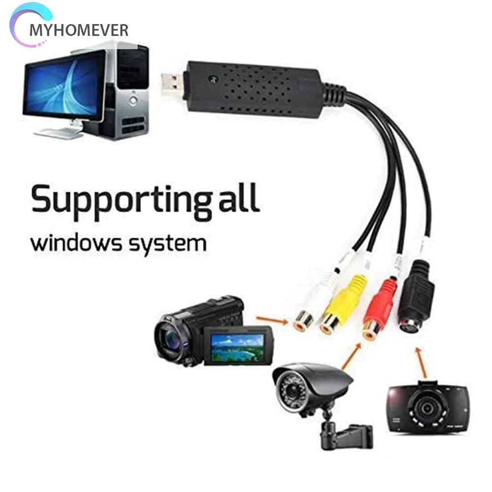 Bộ ChuyểN ĐổI Video Kỹ ThuậT Số 1 Kênh USB 2.0 VCR VHS Sang DVD DVR